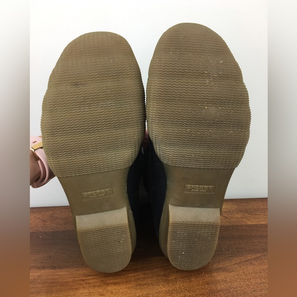 Sperry Women's Saltwater Duck Boots Green Quilted Size 7 Side Zip STS84369. - Picture 9 of 14